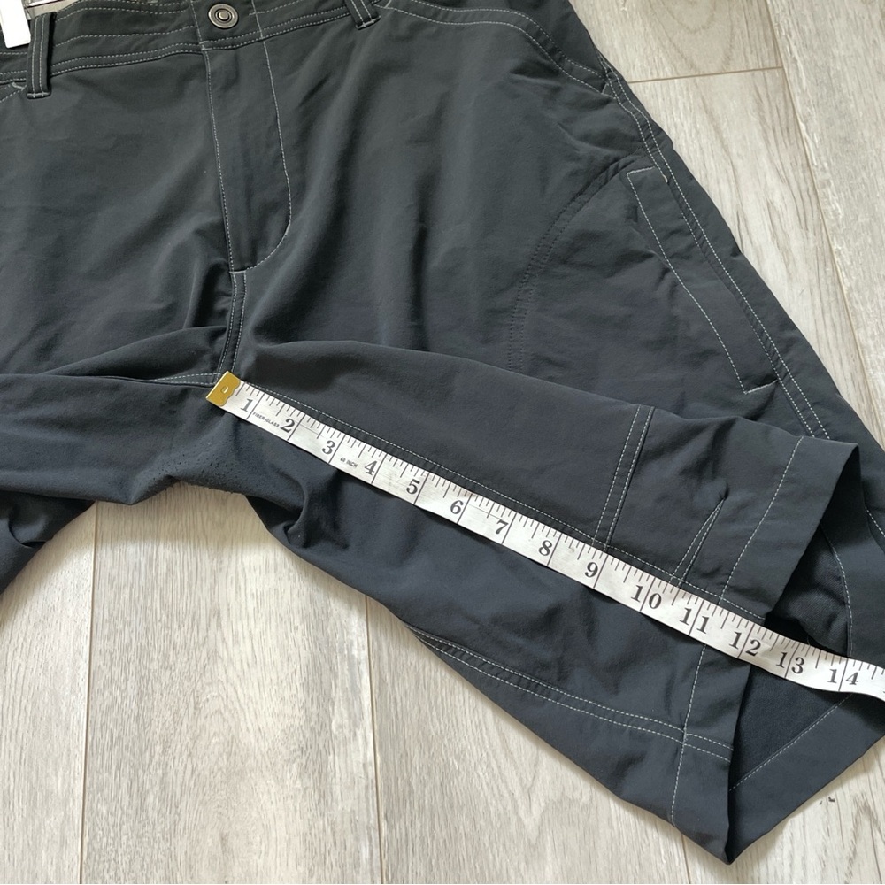 Kuhl Renegade Shorts 12" outdoor mens Gray (size 36) gorpcore dad hiking upf 50+ - Picture 4 of 8